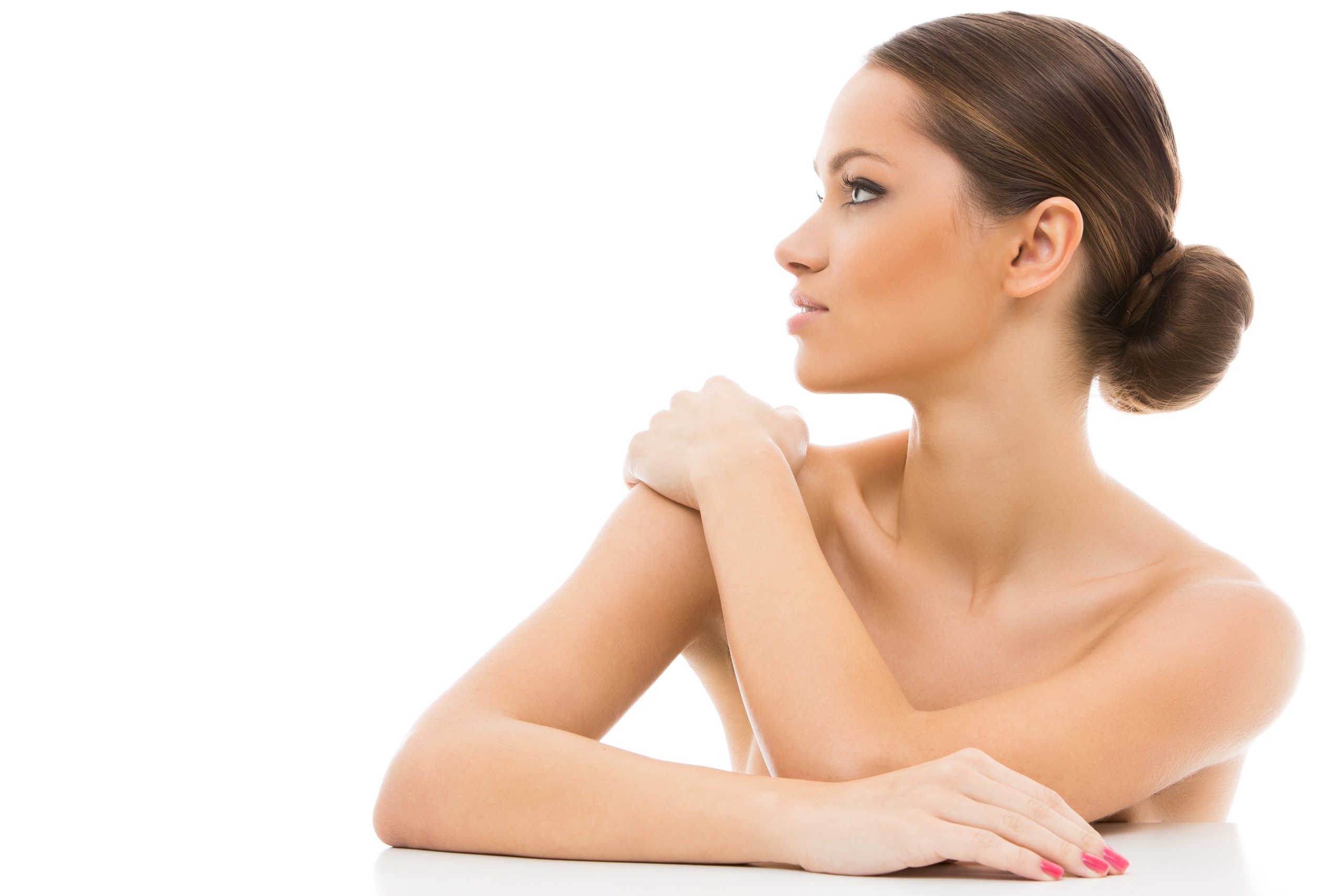 gorgeous girl with beautiful face scaled